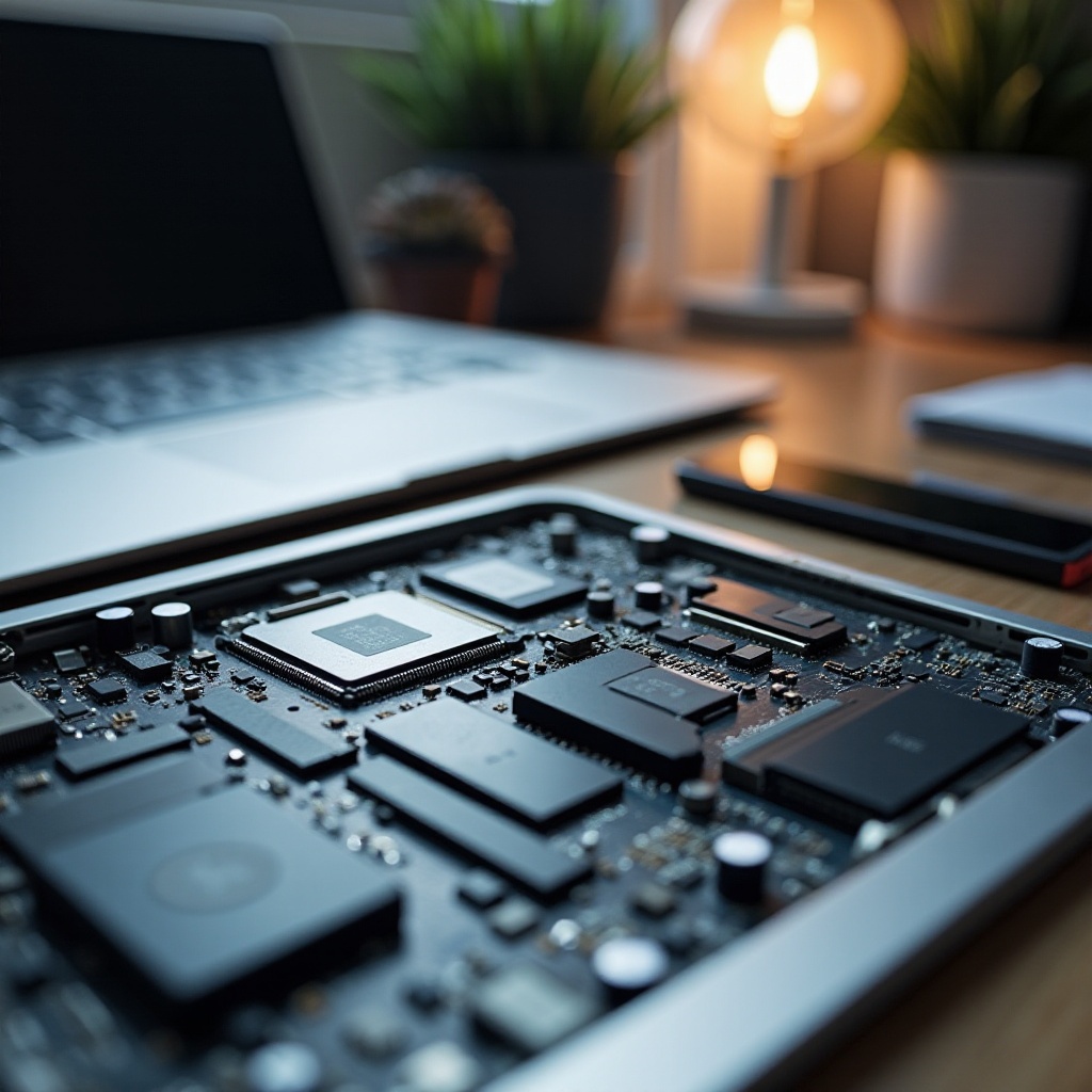 اللوحة الأم لماك بوك