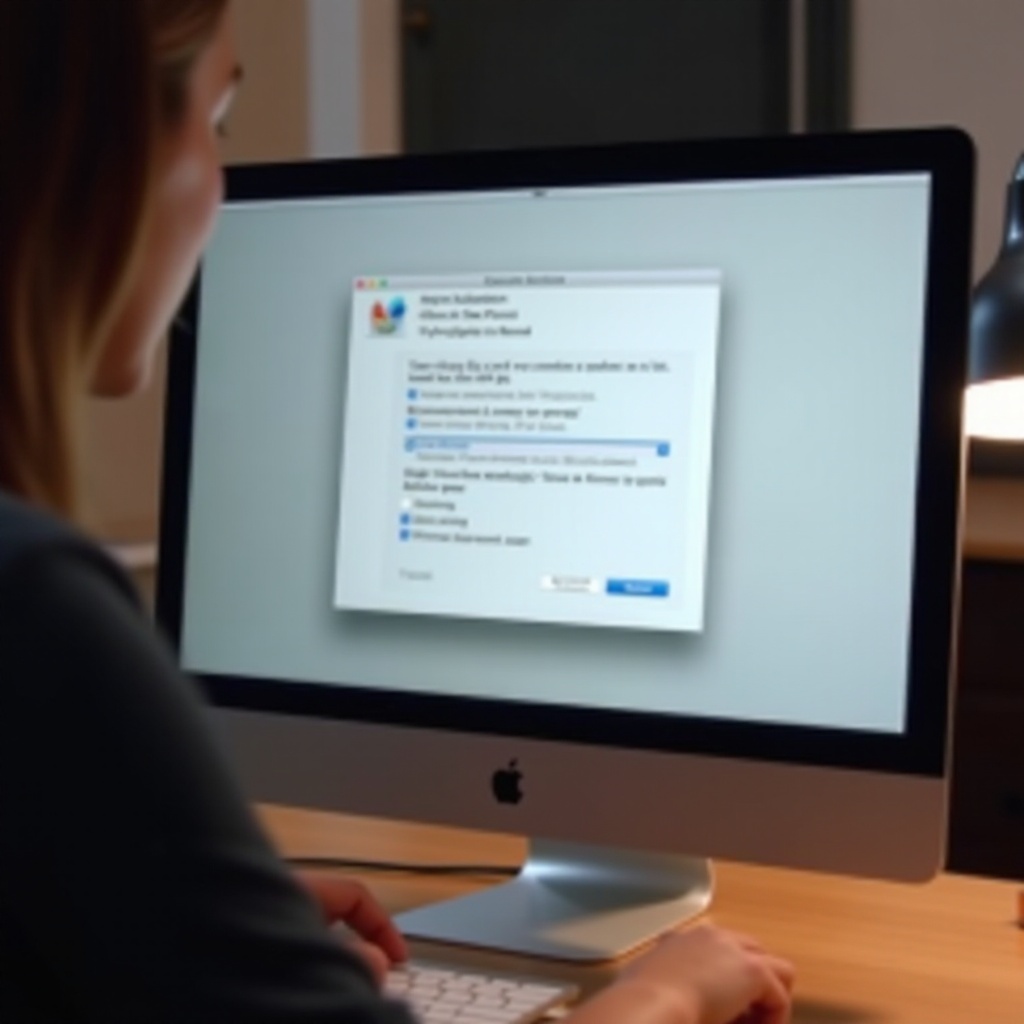 параметр iCloud Фото на Mac в настройках не может установить флажок