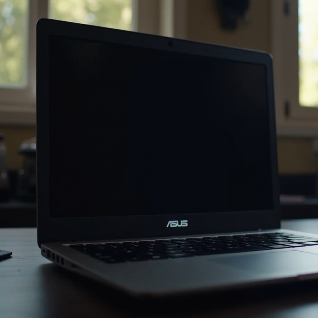 ноутбук Asus не включается, но индикатор питания горит