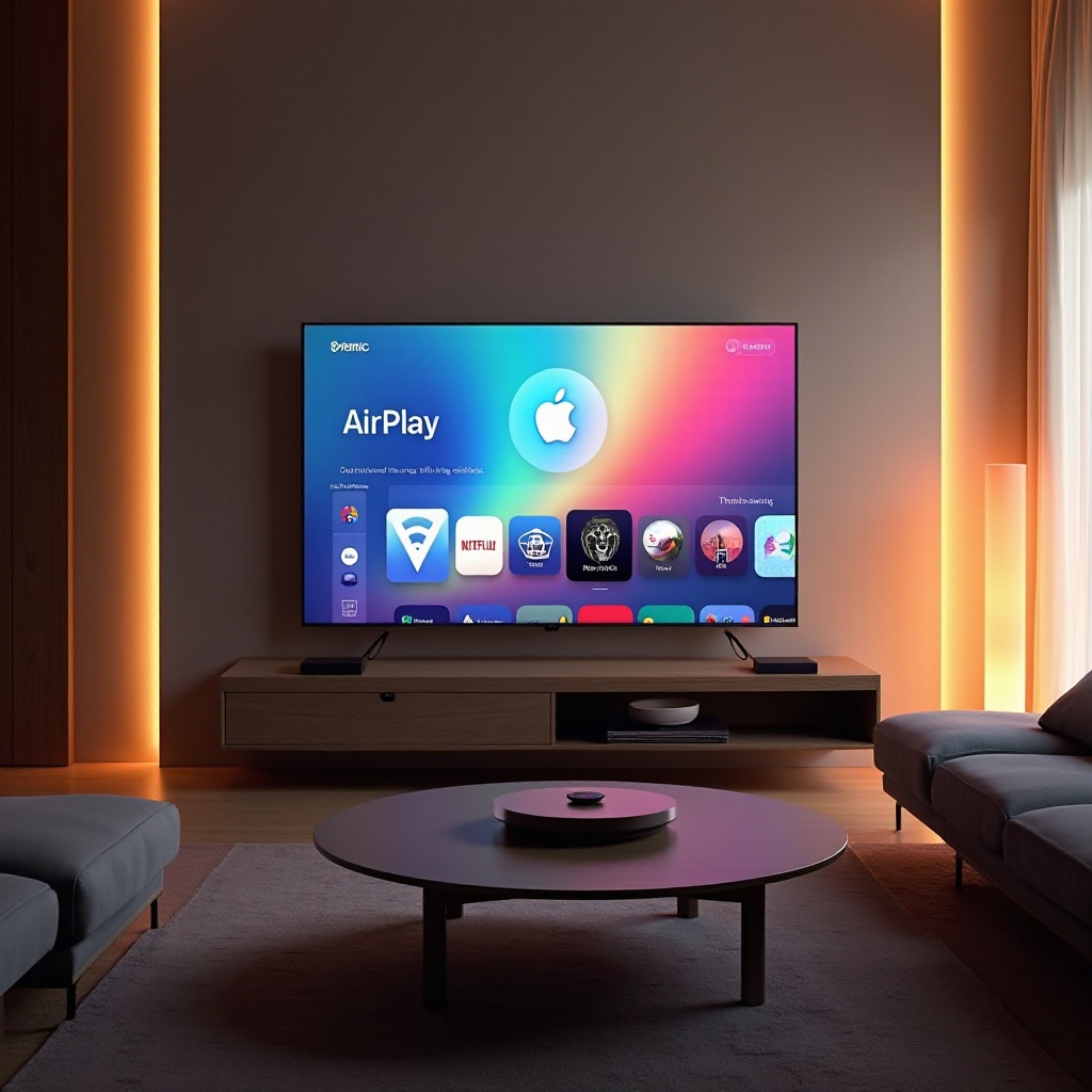 smart TV z obsługą AirPlay 2