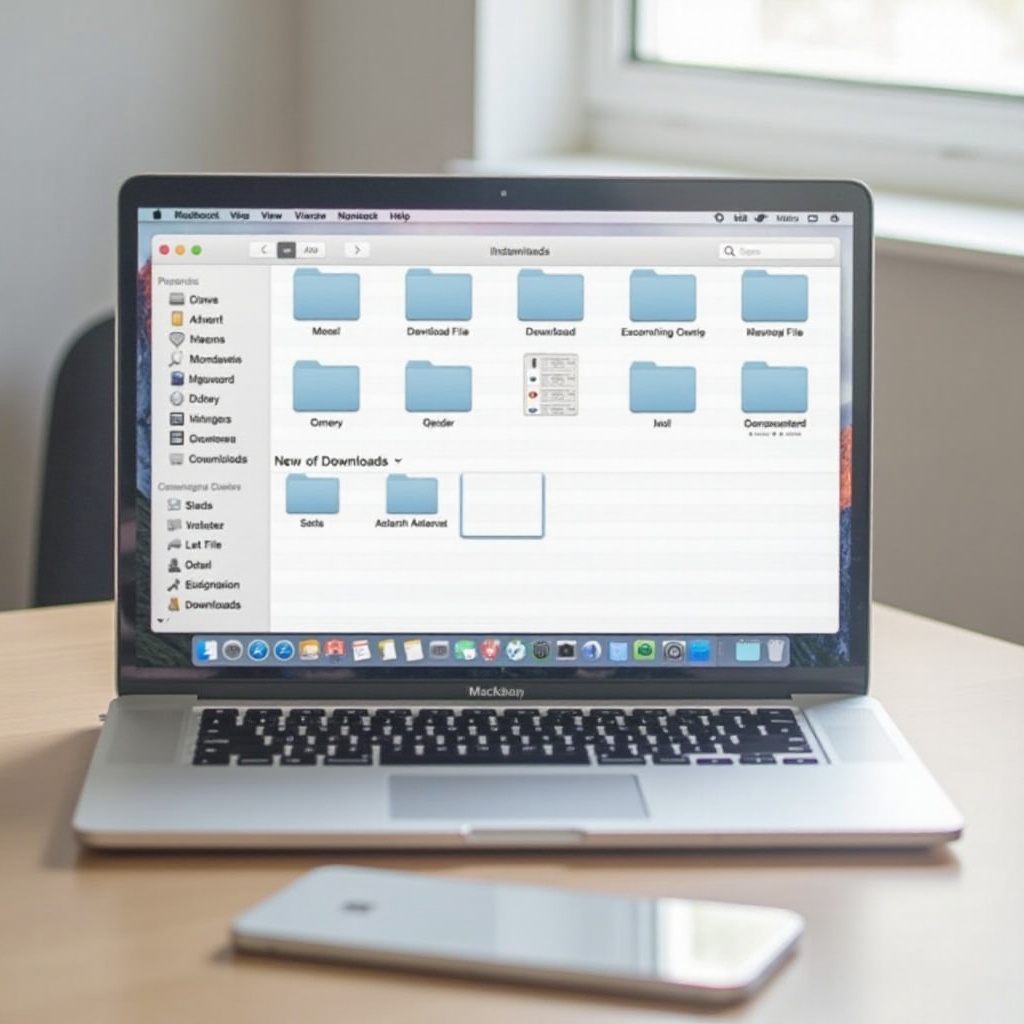 как сохранять загруженные файлы в найти на MacBook Pro