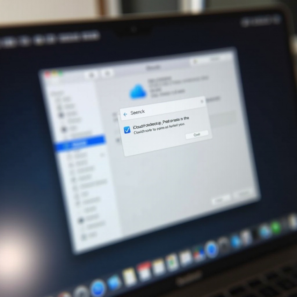 možnost iCloud fotografií na Mac v předvolbách nelze zaškrtnout políčko