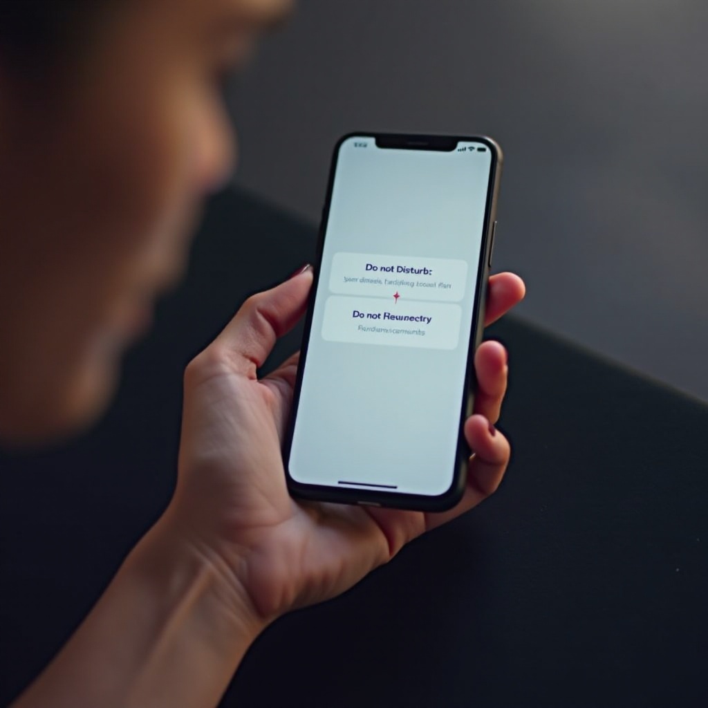 како сакрити режим не ометај од других