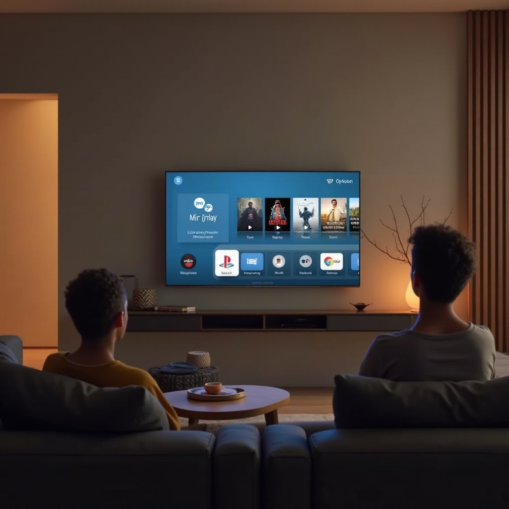 умный телевизор с поддержкой AirPlay 2