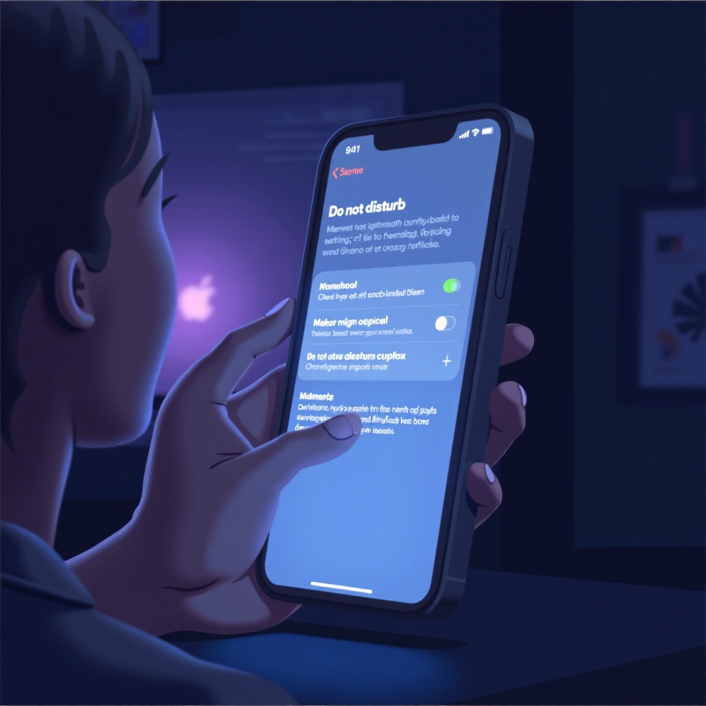 jak nie pokazywać DND na iMessage