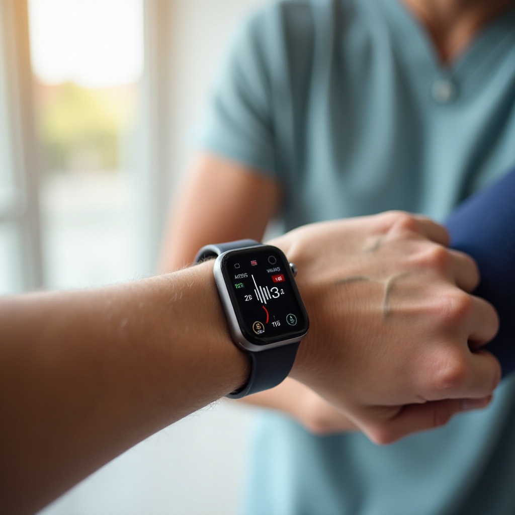 how to check blood pressure on smart watch