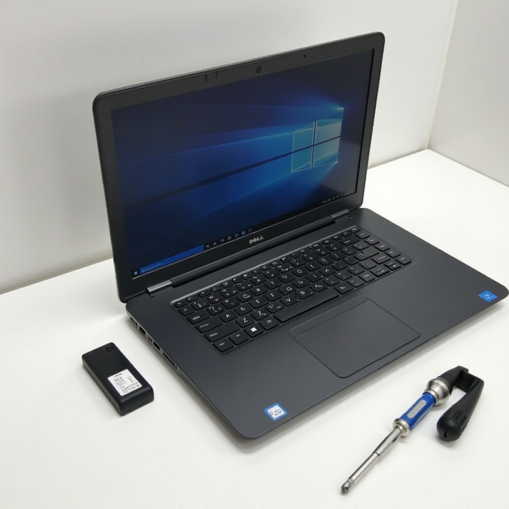 how to change the screen on a dell laptop