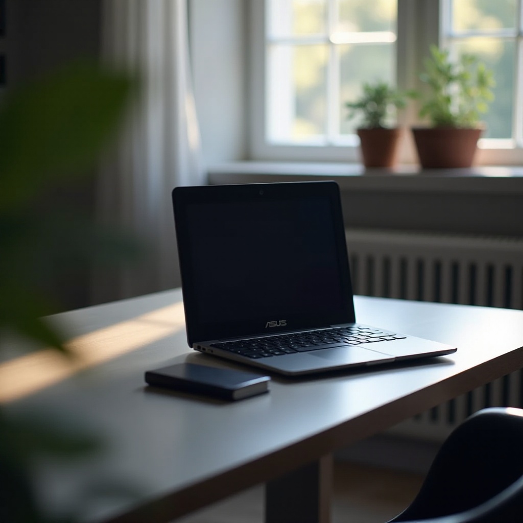 laptop Asus se ne uključuje, ali svetlo za napajanje je uključeno