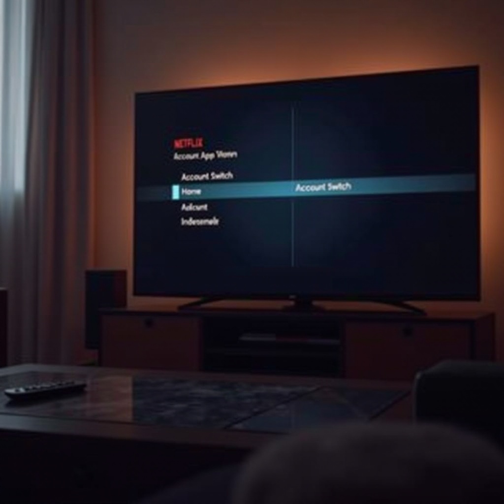 jak změnit účet Netflix na televizi Roku