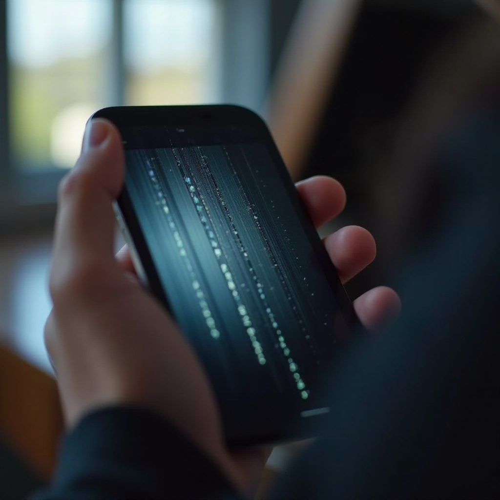 screen lines on iphone