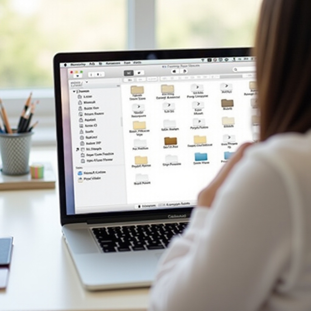 как да запазите изтеглянията в търсенето на MacBook Pro