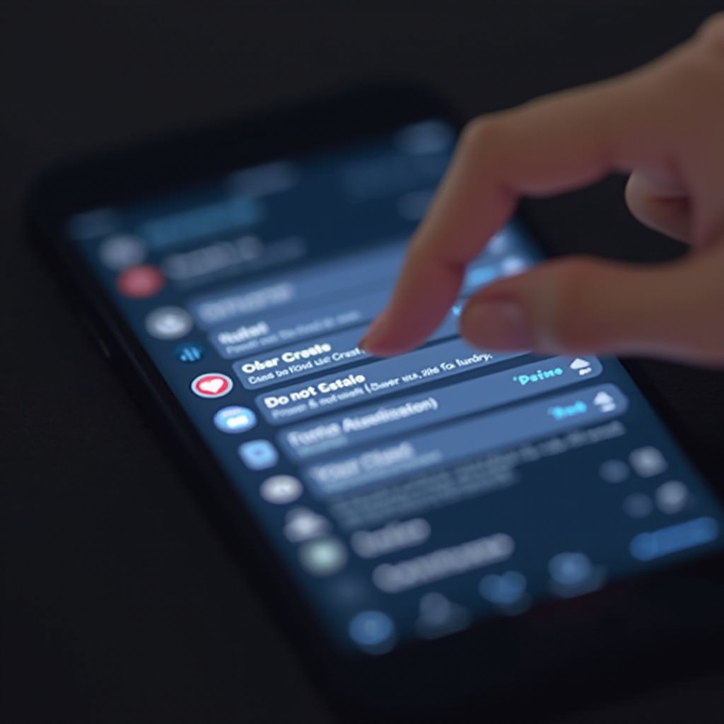 како не показати DND на iMessage