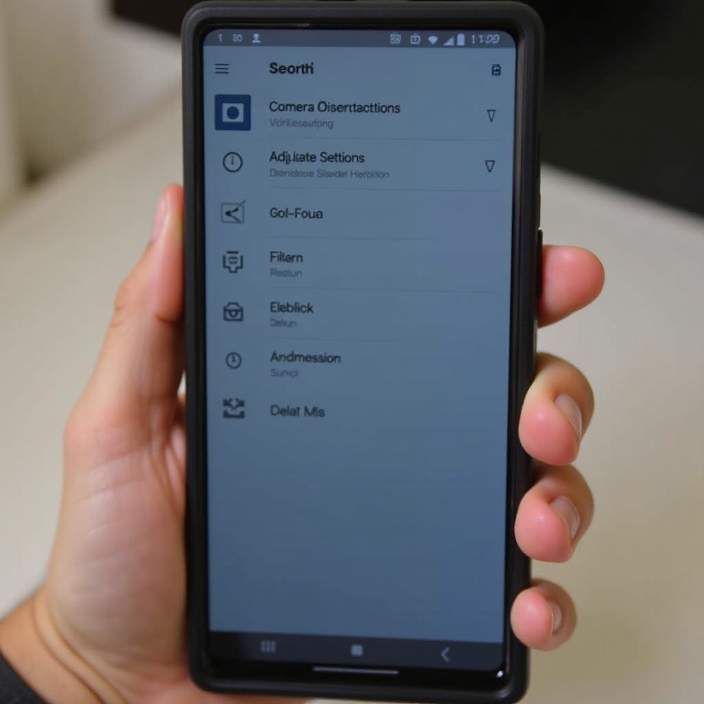 как отключить инверсию камеры