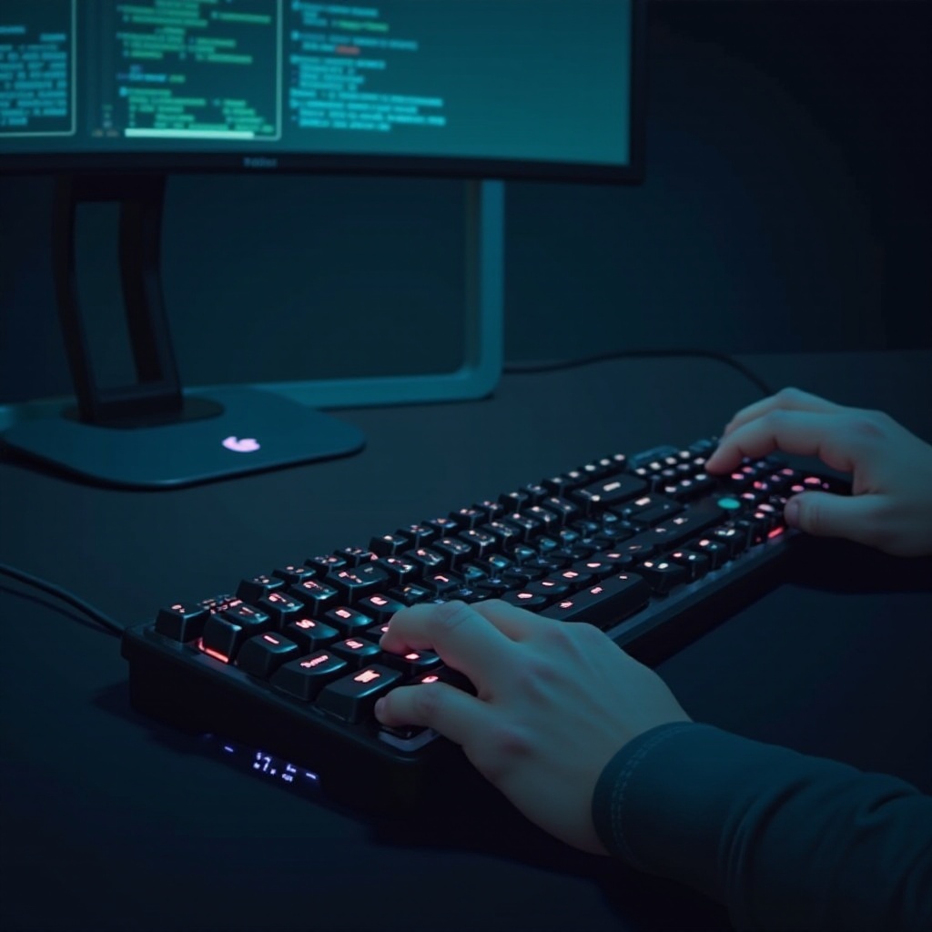 клавиатурата logitech не свети