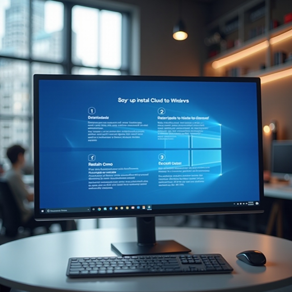 ponownie zainstalować system Windows z chmury lub lokalnie