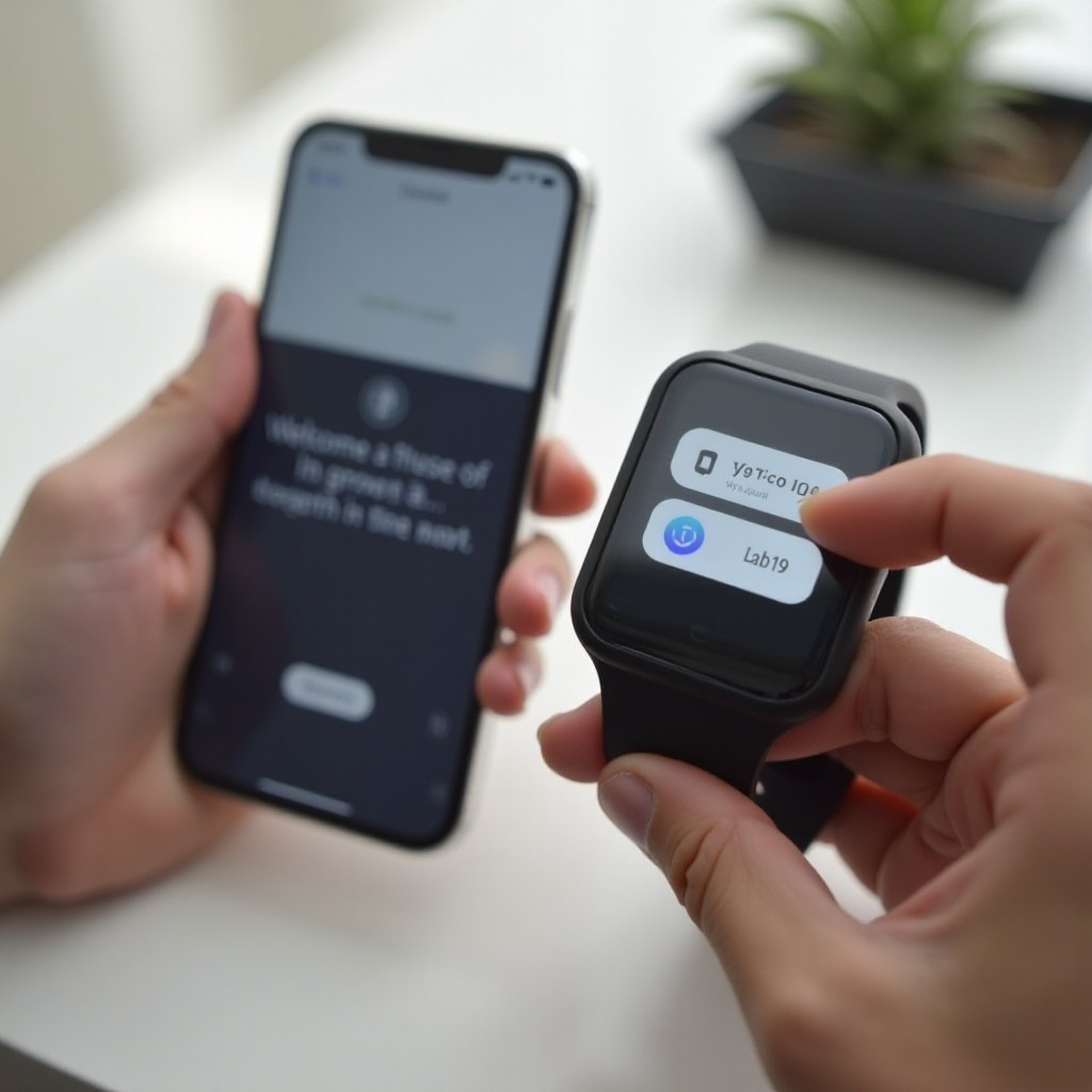 how to set up smart watch with phone