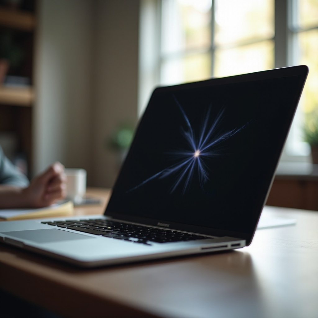 بقع بيضاء على شاشة ماك بوك برو