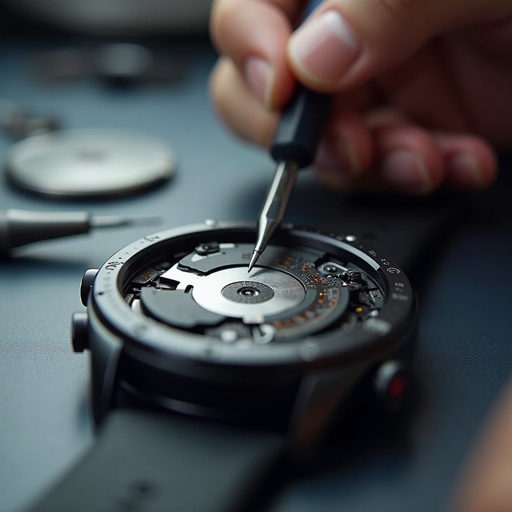 wymiana baterii w zegarku Samsung Galaxy