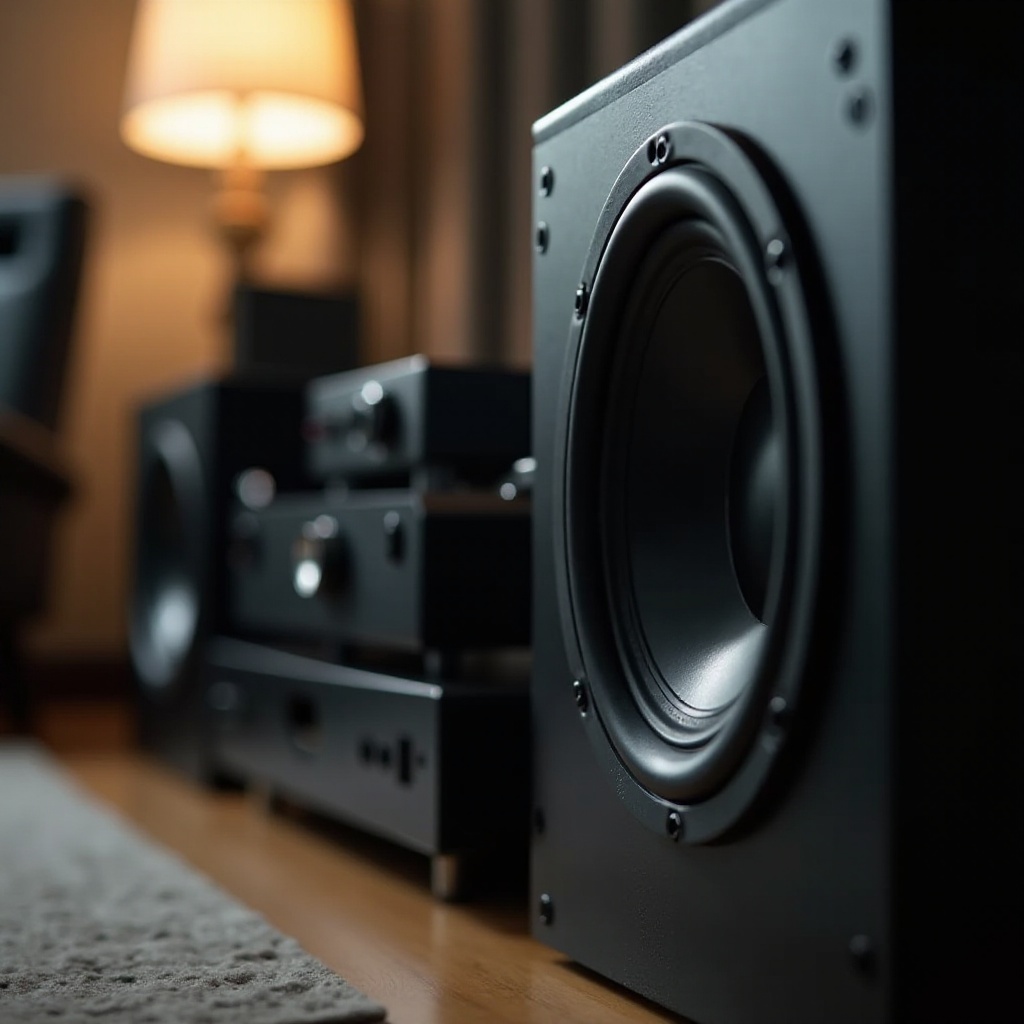 сабвуфер је престао да ради, али појачало је укључено