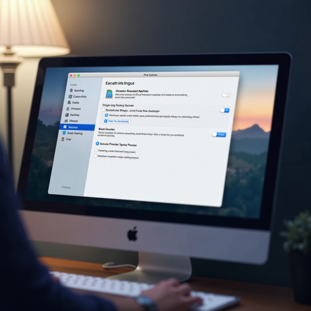 خيار صور iCloud على جهاز Mac في التفضيلات لا يمكن وضع علامة في المربع