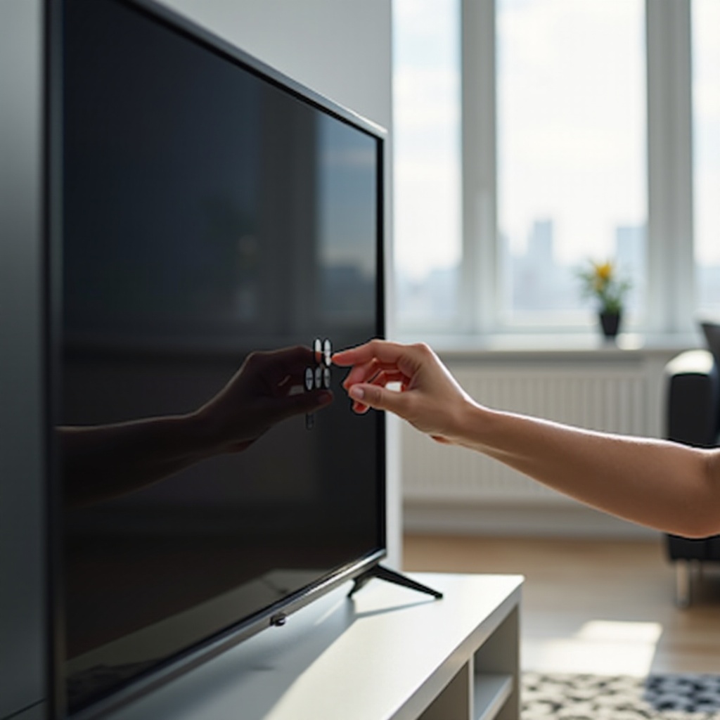 ръчни контроли на телевизор Vizio