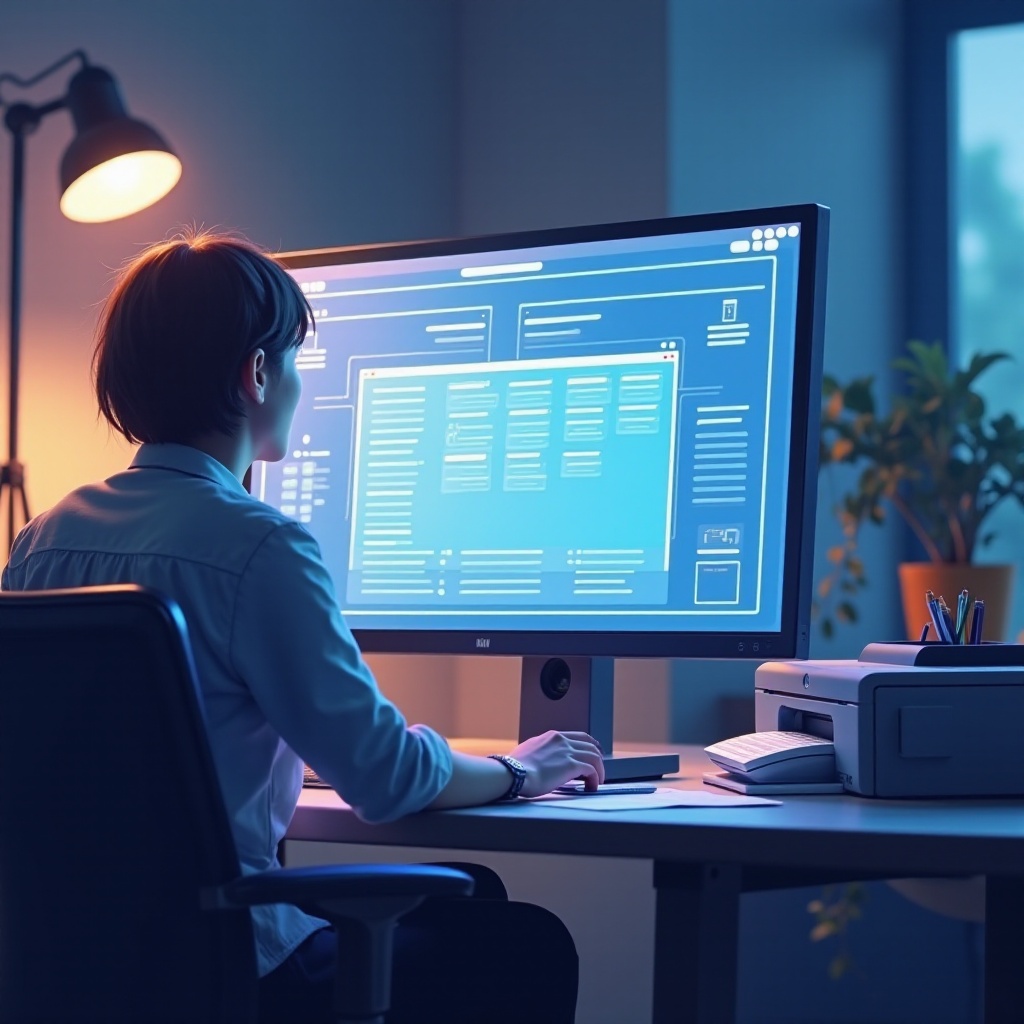 управление печатью windows 11